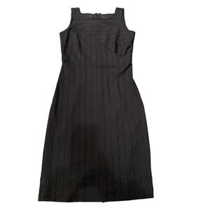 Ann Taylor Black Knee Length Fitted Cocktail Dress size 00P